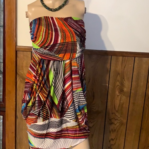 African Print Beautiful mini Dress - Picture 1 of 6